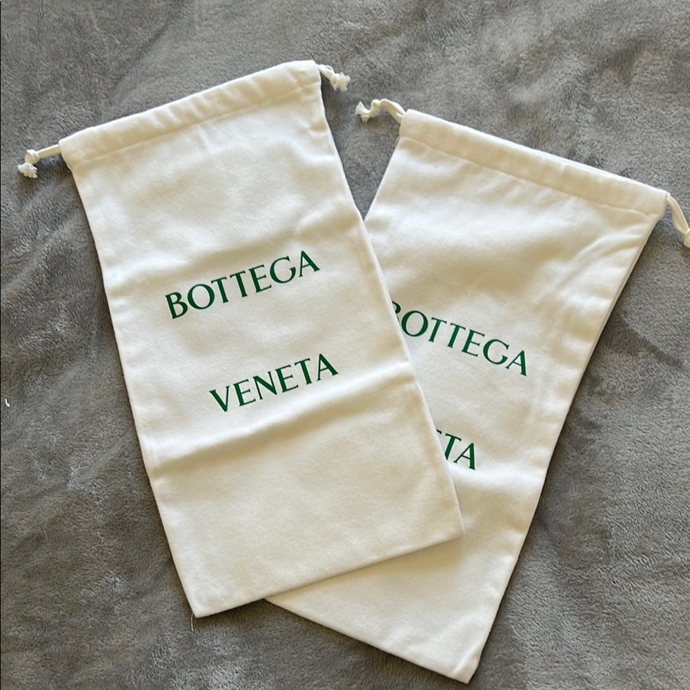 Bottega Veneta White Dust Bags
